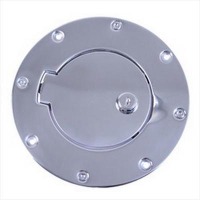 Rugged Ridge Locking Fuel Hatch Cover (Polished Stainless Steel) - 11134.04